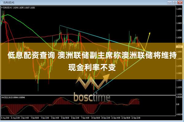 低息配资查询 澳洲联储副主席称澳洲联储将维持现金利率不变