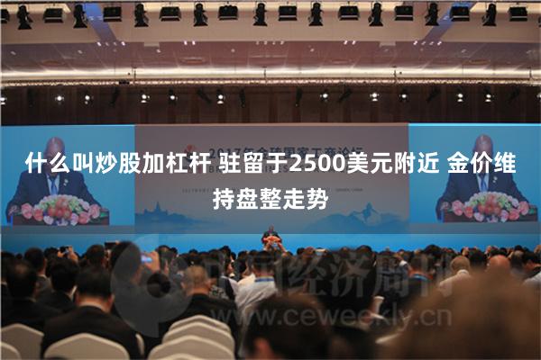 什么叫炒股加杠杆 驻留于2500美元附近 金价维持盘整走势