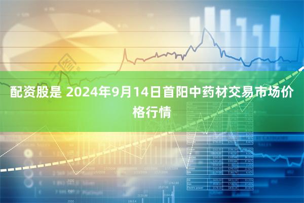 配资股是 2024年9月14日首阳中药材交易市场价格行情