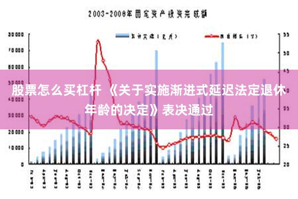 股票怎么买杠杆 《关于实施渐进式延迟法定退休年龄的决定》表决通过