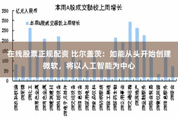 在线股票正规配资 比尔盖茨：如能从头开始创建微软，将以人工智能为中心