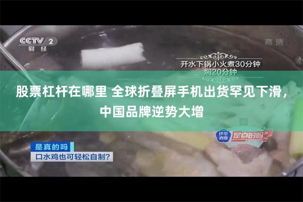 股票杠杆在哪里 全球折叠屏手机出货罕见下滑，中国品牌逆势大增